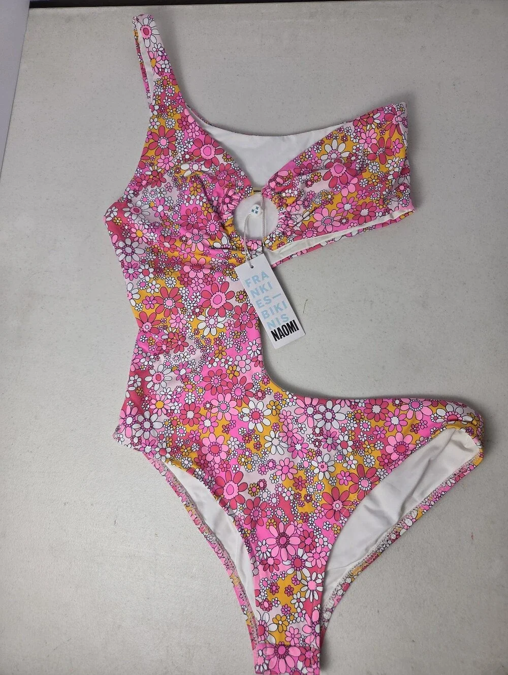 NWT Frankies Bikinis x Naomi Osaka Seraphina One Piece Swimsuit Sweet Pea Small